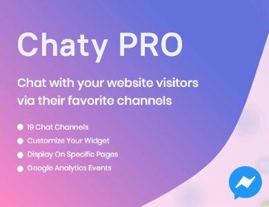 Chaty Pro WordPress 聊天插件汉化版【V3.3】