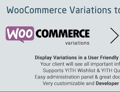 Woocommerce Variations Table Grid变体选择表格 WordPress插件汉化版【V1.5.6】